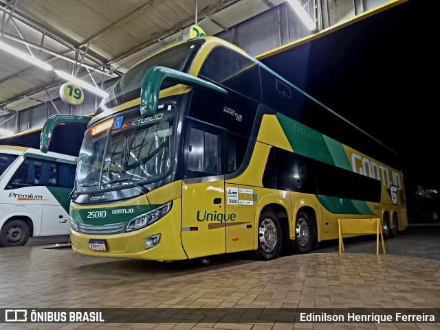 Empresa Gontijo de Transportes 25010 na cidade de Perdões, Minas Gerais, Brasil, por Edinilson Henrique Ferreira. Número da foto: #12429168.