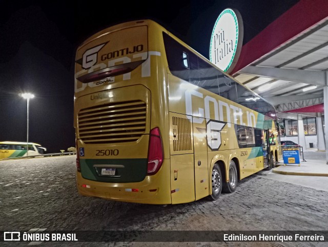 Empresa Gontijo de Transportes 25010 na cidade de Estiva, Minas Gerais, Brasil, por Edinilson Henrique Ferreira. Número da foto: #12429150.