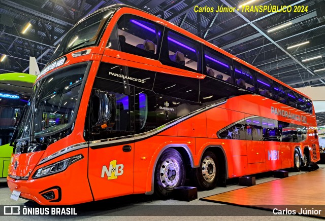 Busscar Ônibus LANÇAMENTO 2024 - BUSSCAR PANORAMICO DD NB1 na cidade de São Paulo, São Paulo, Brasil, por Carlos Júnior. Número da foto: #12430223.