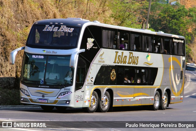 Isla Bus Transportes 2600 na cidade de Piraí, Rio de Janeiro, Brasil, por Paulo Henrique Pereira Borges. Número da foto: #12430668.