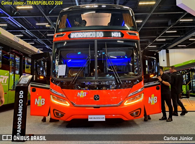 Busscar Ônibus LANÇAMENTO 2024 - BUSSCAR PANORAMICO DD NB1 na cidade de São Paulo, São Paulo, Brasil, por Carlos Júnior. Número da foto: #12430213.