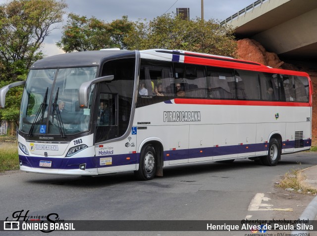 Viação Piracicabana 2963 na cidade de Campinas, São Paulo, Brasil, por Henrique Alves de Paula Silva. Número da foto: #12430675.