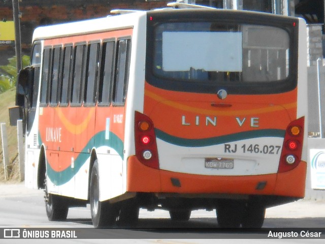 Linave Transportes RJ 146.027 na cidade de Miguel Pereira, Rio de Janeiro, Brasil, por Augusto César. Número da foto: #12428536.