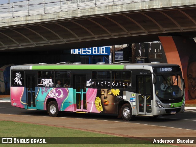 Viação Garcia 81168 na cidade de Londrina, Paraná, Brasil, por Anderson  Bacelar. Número da foto: #12430516.