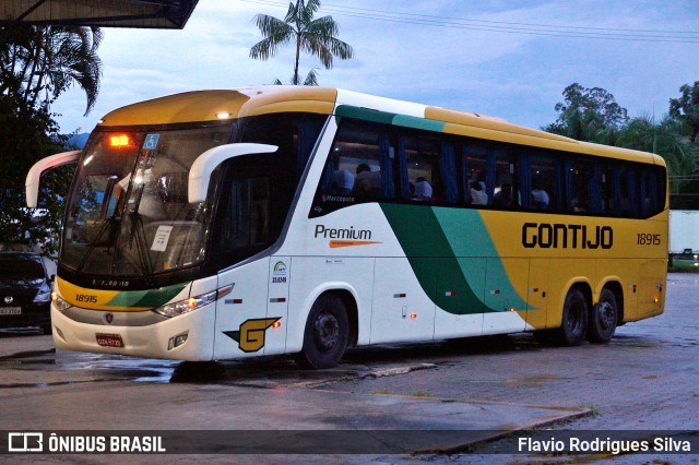 Empresa Gontijo de Transportes 18915 na cidade de Paraíba do Sul, Rio de Janeiro, Brasil, por Flavio Rodrigues Silva. Número da foto: #12428630.