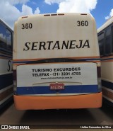 Viação Sertaneja 360 na cidade de Pompéu, Minas Gerais, Brasil, por Helder Fernandes da Silva. Número da foto: #:id.