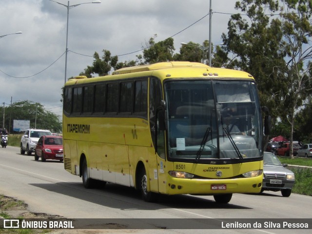 Viação Itapemirim 8501 na cidade de Caruaru, Pernambuco, Brasil, por Lenilson da Silva Pessoa. Número da foto: #12432521.