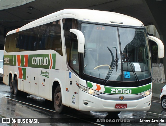 Empresa Gontijo de Transportes 21360 na cidade de Belo Horizonte, Minas Gerais, Brasil, por Athos Arruda. Número da foto: #12433025.