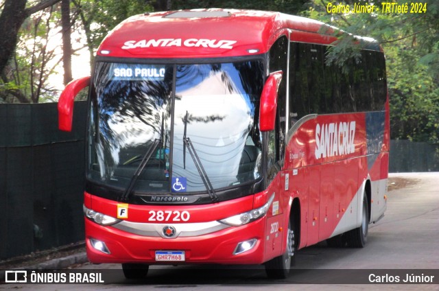 Viação Santa Cruz 28720 na cidade de São Paulo, São Paulo, Brasil, por Carlos Júnior. Número da foto: #12433369.