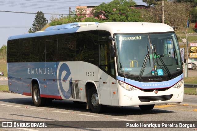 Emanuel Transportes 1533 na cidade de Barra do Piraí, Rio de Janeiro, Brasil, por Paulo Henrique Pereira Borges. Número da foto: #12431403.