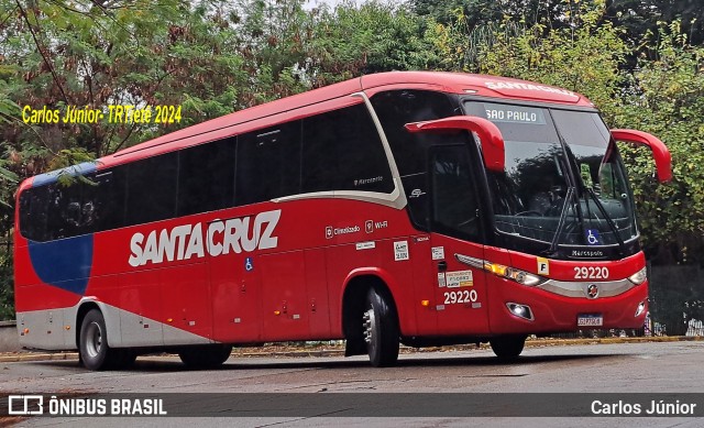 Viação Santa Cruz 29220 na cidade de São Paulo, São Paulo, Brasil, por Carlos Júnior. Número da foto: #12431190.