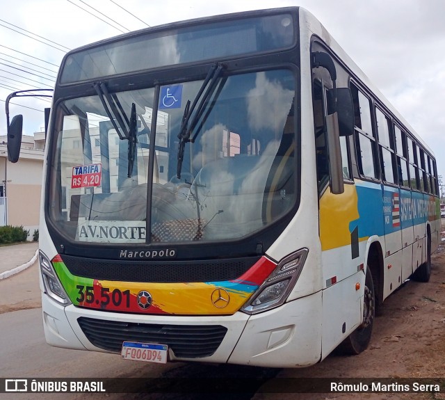 Taguatur - Taguatinga Transporte e Turismo 35-501 na cidade de São José de Ribamar, Maranhão, Brasil, por Rômulo Martins Serra. Número da foto: #12432726.