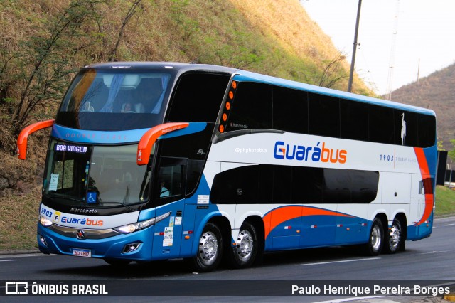 GuaráBus 1903 na cidade de Piraí, Rio de Janeiro, Brasil, por Paulo Henrique Pereira Borges. Número da foto: #12431444.