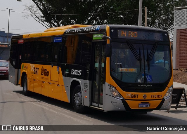 Mobi Rio E901127 na cidade de Rio de Janeiro, Rio de Janeiro, Brasil, por Gabriel Conceição. Número da foto: #12433171.