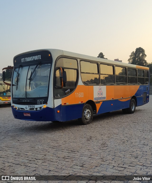 ITT - Itatiba Transporte e Turismo 11600 na cidade de Itatiba, São Paulo, Brasil, por João Vitor. Número da foto: #12431360.
