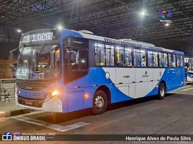 VB Transportes e Turismo 1407 na cidade de Campinas, São Paulo, Brasil, por Henrique Alves de Paula Silva. Número da foto: #12431586.