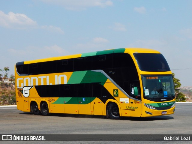 Empresa Gontijo de Transportes 23055 na cidade de Nova Serrana, Minas Gerais, Brasil, por Gabriel Leal. Número da foto: #12431005.