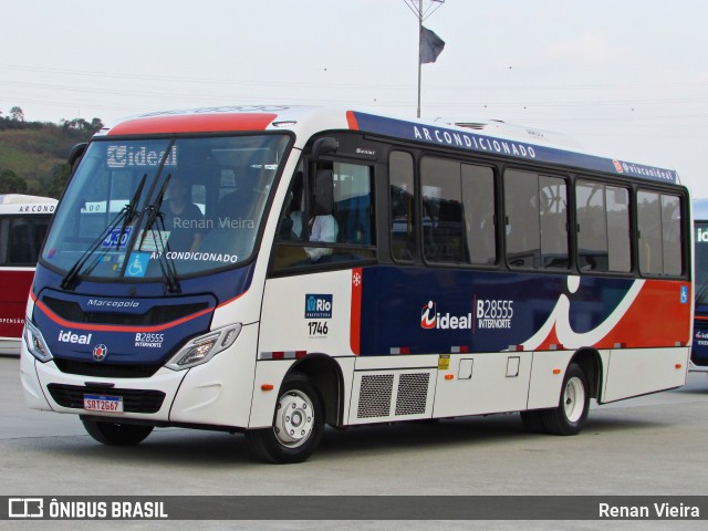 Viação Ideal B28555 na cidade de Rio de Janeiro, Rio de Janeiro, Brasil, por Renan Vieira. Número da foto: #12432631.