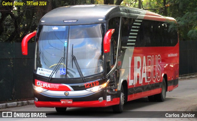 Lirabus 12119 na cidade de São Paulo, São Paulo, Brasil, por Carlos Júnior. Número da foto: #12433353.