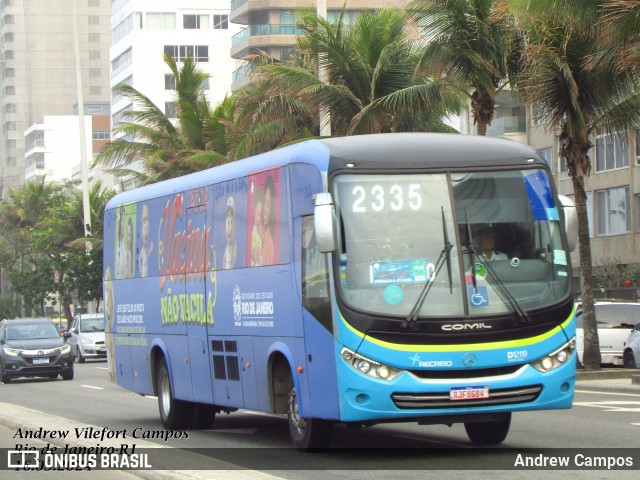 Expresso Recreio D12119 na cidade de Rio de Janeiro, Rio de Janeiro, Brasil, por Andrew Campos. Número da foto: #12432053.