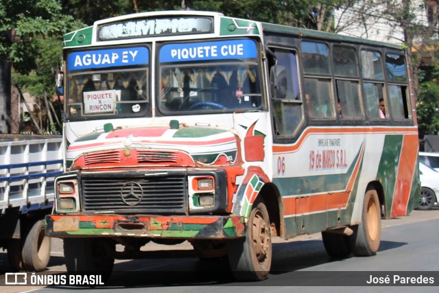 19 de Marzo - Linea 1 06 na cidade de Limpio, Central, Paraguai, por José Paredes. Número da foto: #12432017.