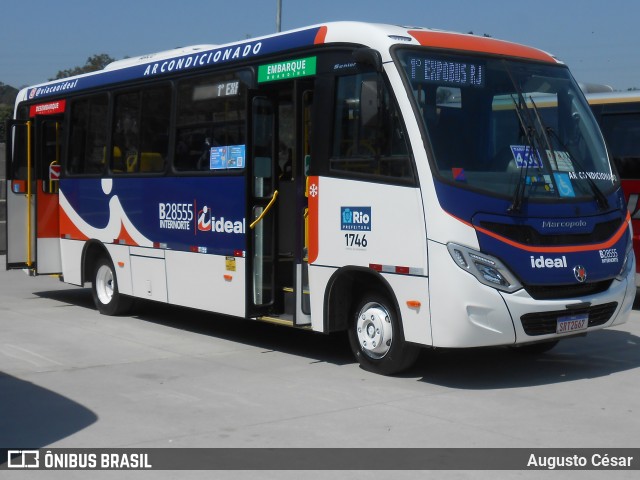 Viação Ideal B28555 na cidade de Duque de Caxias, Rio de Janeiro, Brasil, por Augusto César. Número da foto: #12432419.