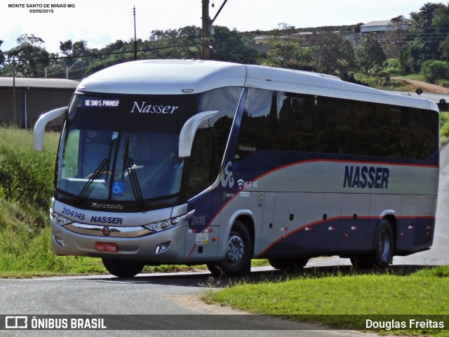 Viação Nasser 204145 na cidade de Monte Santo de Minas, Minas Gerais, Brasil, por Douglas Freitas. Número da foto: #12433199.