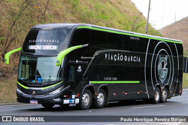 Viação Garcia 96140 na cidade de Piraí, Rio de Janeiro, Brasil, por Paulo Henrique Pereira Borges. Número da foto: #12435807.
