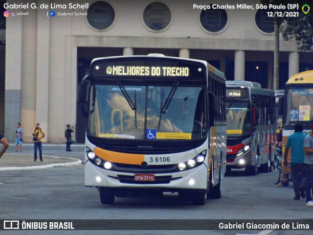 Transunião Transportes 3 6106 na cidade de São Paulo, São Paulo, Brasil, por Gabriel Giacomin de Lima. Número da foto: #12434328.