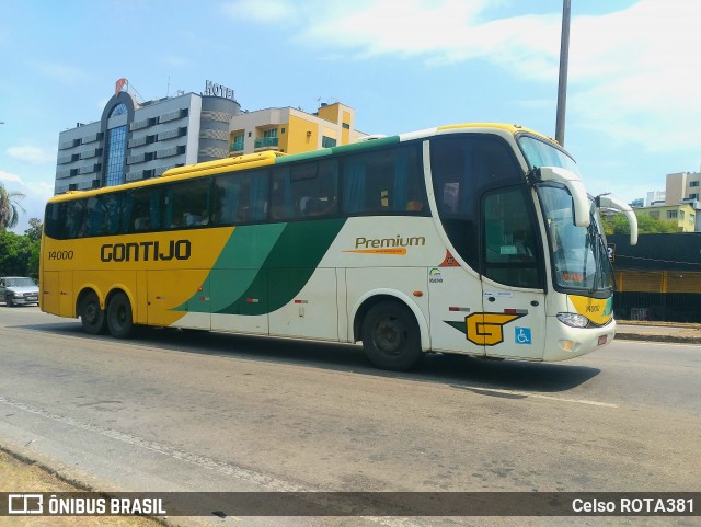 Empresa Gontijo de Transportes 14000 na cidade de Ipatinga, Minas Gerais, Brasil, por Celso ROTA381. Número da foto: #12433943.