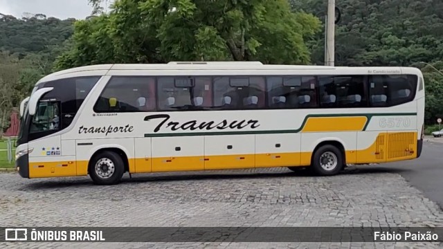 Transur - Transporte Rodoviário Mansur 6570 na cidade de Juiz de Fora, Minas Gerais, Brasil, por Fábio Paixão. Número da foto: #12433598.