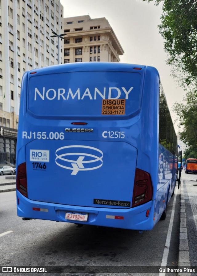 Viação Normandy do Triângulo C12515 na cidade de Rio de Janeiro, Rio de Janeiro, Brasil, por Guilherme Pires. Número da foto: #12435316.