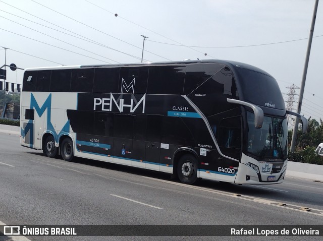 Empresa de Ônibus Nossa Senhora da Penha 64020 na cidade de São Paulo, São Paulo, Brasil, por Rafael Lopes de Oliveira. Número da foto: #12435159.