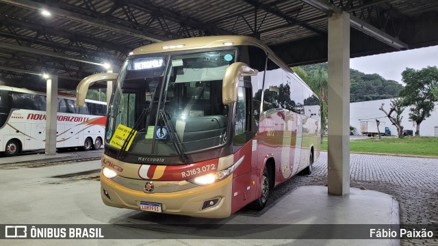 Transportes Única Petrópolis RJ 163.072 na cidade de Juiz de Fora, Minas Gerais, Brasil, por Fábio Paixão. Número da foto: #12433605.