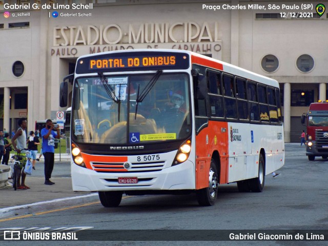 Auto Viação Transcap >> Auto Bless Transportes 8 5075 na cidade de São Paulo, São Paulo, Brasil, por Gabriel Giacomin de Lima. Número da foto: #12434344.