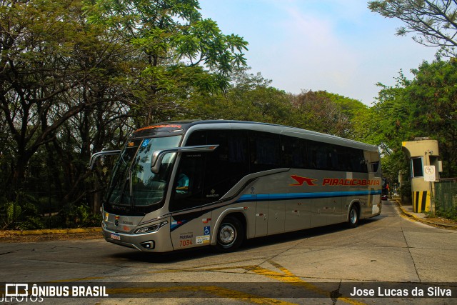 Viação Piracicabana 7034 na cidade de São Paulo, São Paulo, Brasil, por Jose Lucas da Silva. Número da foto: #12434801.