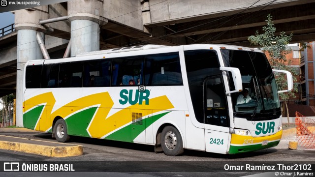 Autobuses Sur 2424 na cidade de Venustiano Carranza, Ciudad de México, México, por Omar Ramírez Thor2102. Número da foto: #12433651.