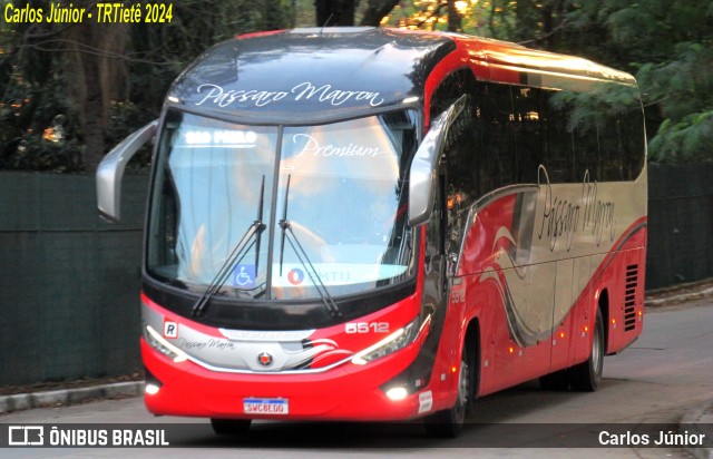 Empresa de Ônibus Pássaro Marron 5512 na cidade de São Paulo, São Paulo, Brasil, por Carlos Júnior. Número da foto: #12433410.