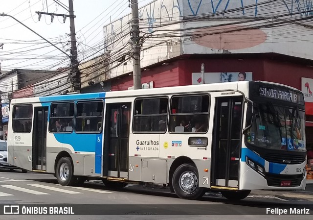 VUG - Viação Urbana Guarulhos 1329 na cidade de Guarulhos, São Paulo, Brasil, por Felipe Mariz. Número da foto: #12434905.