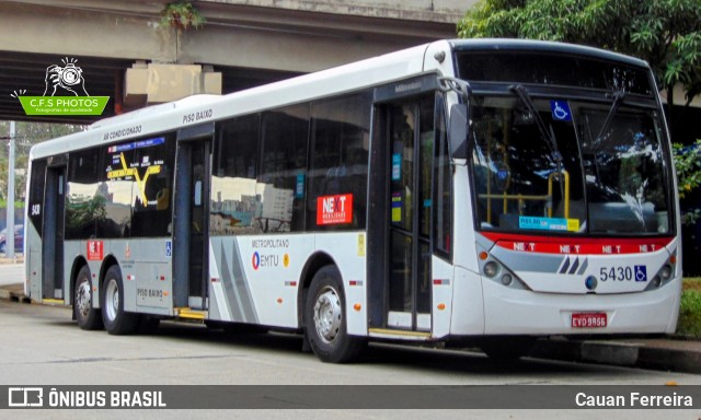 Next Mobilidade - ABC Sistema de Transporte 5430 na cidade de Santo André, São Paulo, Brasil, por Cauan Ferreira. Número da foto: #12433727.