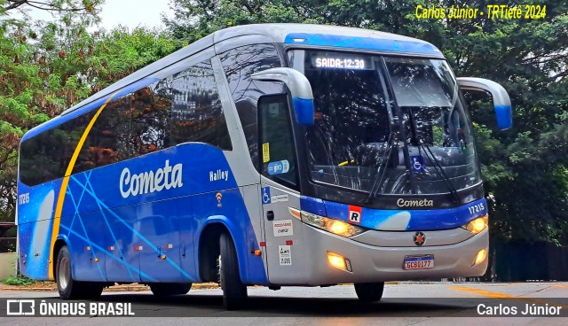 Viação Cometa 17215 na cidade de São Paulo, São Paulo, Brasil, por Carlos Júnior. Número da foto: #12434475.
