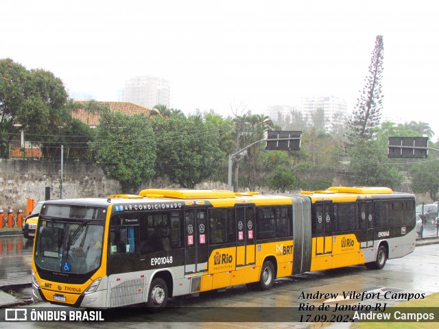 Mobi Rio E901048 na cidade de Rio de Janeiro, Rio de Janeiro, Brasil, por Andrew Campos. Número da foto: #12436079.