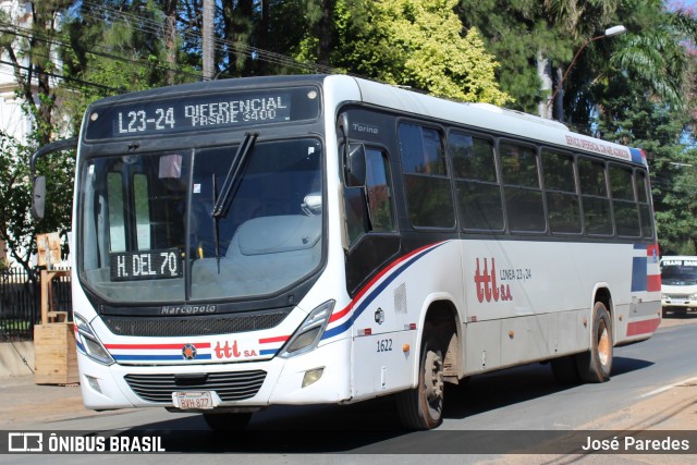 TTL S.A. - Transporte y Turismo Lambaré - Líneas 23-24-31 y 33 1622 na cidade de Limpio, Central, Paraguai, por José Paredes. Número da foto: #12434722.