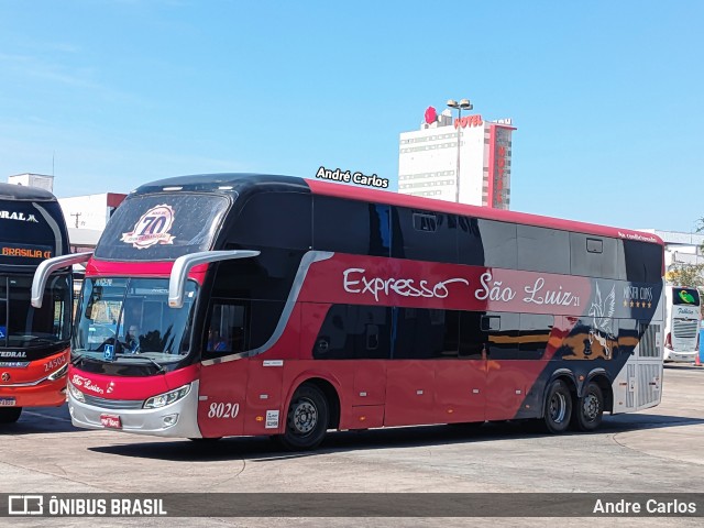Expresso São Luiz 8020 na cidade de Goiânia, Goiás, Brasil, por Andre Carlos. Número da foto: #12433571.