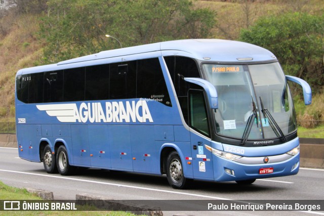 Viação Águia Branca 32550 na cidade de Piraí, Rio de Janeiro, Brasil, por Paulo Henrique Pereira Borges. Número da foto: #12435742.