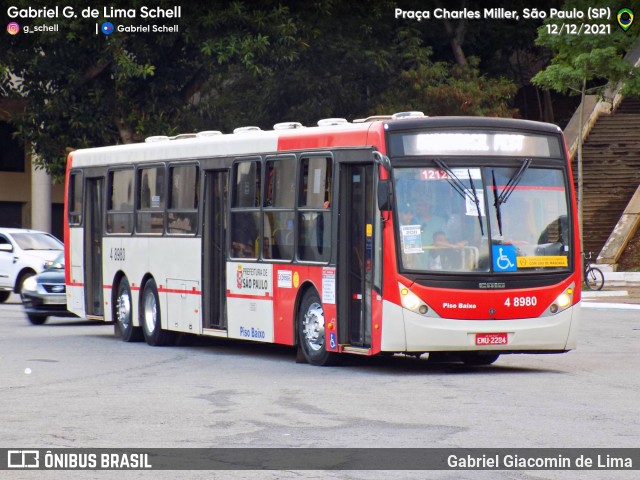 Express Transportes Urbanos Ltda 4 8980 na cidade de São Paulo, São Paulo, Brasil, por Gabriel Giacomin de Lima. Número da foto: #12434372.