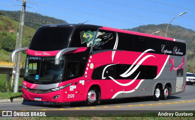 Expresso Paloma 2520 na cidade de Aparecida, São Paulo, Brasil, por Andrey Gustavo. Número da foto: #12435917.