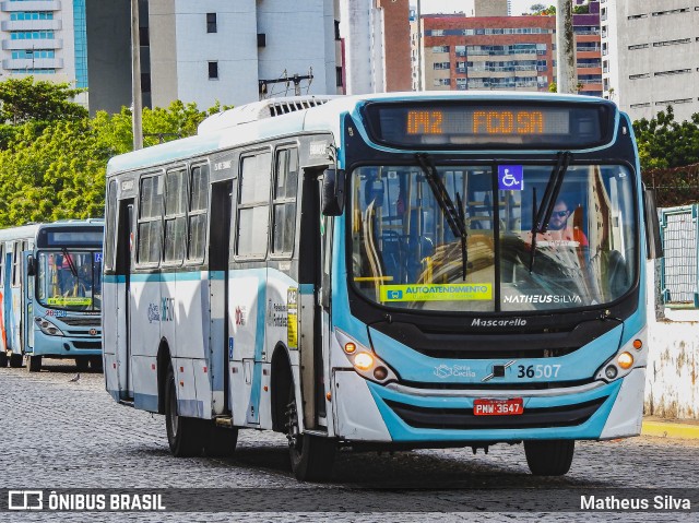 Viação Santa Cecília 36507 na cidade de Fortaleza, Ceará, Brasil, por Matheus Silva. Número da foto: #12436022.
