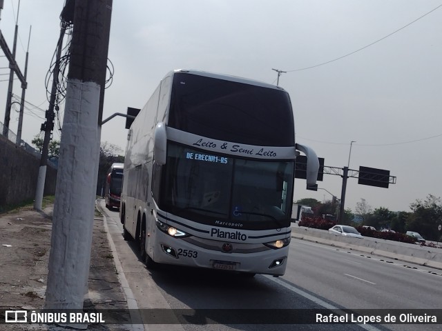 Planalto Transportes 2553 na cidade de São Paulo, São Paulo, Brasil, por Rafael Lopes de Oliveira. Número da foto: #12436524.