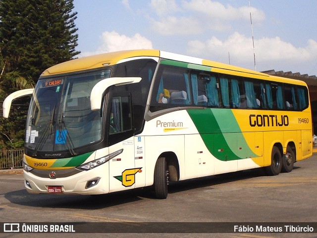 Empresa Gontijo de Transportes 19460 na cidade de Três Corações, Minas Gerais, Brasil, por Fábio Mateus Tibúrcio. Número da foto: #12436798.
